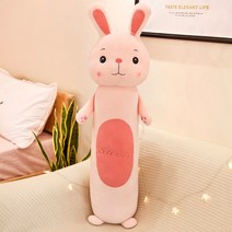 [국내배송]동물 바디필로우 인형 90~130cm 모찌인형 안고자는인형 롱쿠션 대형인형쿠션, 토끼