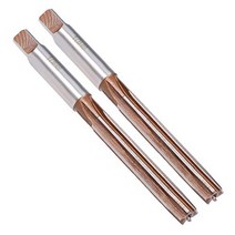 Uxcell 핸드 리머 9mm 합금 공구강 h8 6 스트레이트 플루트 핸드 밀링 커터 공구 2pcs, 10mm