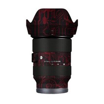 시그마 24-70mm f2.8 dg dn용 시그마 24 70 렌즈 비닐 데칼 스킨 랩 | 아트 렌즈(소니 el 마운트용) 스티커 커버 필름, 판타지 레드