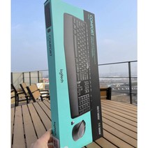 로지텍 MK345 긴배터리 수명 풀사이즈 무선 콤보 블랙