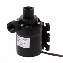 1마력모터 수중펌프 양수기4p 플러그 펌프가 있는 800L/H 5m DC 12V 물 태양열 브러시리스 모터 순환 워터, 01 12V_01 Black