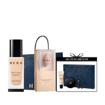 성 점 획 실키 스테이 파운데이션+윈터키트3종블랙쿠션 미 +립스틱 +프라이머+스파츌러&퍼프 증정, 25N1