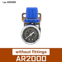 co2레귤레이터 분배기 레귤레이터 이탄 AR2000 1/4 ''Pneumatic 미니 공기압 릴리프 제어 압축기, 01 without fittings
