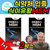 엠에스엔 MSM 연골 엠에스엠 식이유황 MSN 관절 영양제 약2개월분 식약처 인증 식약청 인정 허가 GMP NSM NSN 엔에스엠 식용 유황 가루 글루코사민 글로코사민 명절 선물
