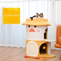 오리 고양이 등반 선반 애완 동물 둥지 실내 인터랙티브 대형 용품 따뜻한 나무 사계절 겨울