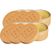 바디 버터 오렌지향 90g Shea Yeah Body Butter Ringelblume Orange, 6팩