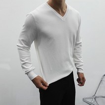 일이오 남자 캐시미어 브이넥 니트 6컬러