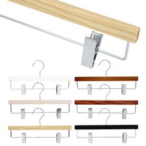 원목옷걸이 나무 베이직 바지걸이_바 공용 (5개), (지당), 5개입