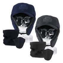 [멀티캠넥워머] 모자 귀마개 마스크를 한번에 보아털 알래스카 워머 겨울 방한용품