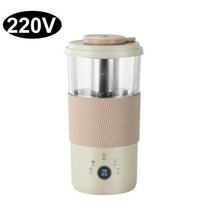 350ml 미니 우유 차 메이커 커피 메이커 110V 220V 휴대용 커피 머신 필터 다기능 꽃 차 우유 거품 컵, NC613A--220V-White, NC613A--220V-White