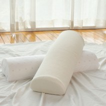 라텍스반달베개 천연라텍스 캠핑베개 다리베개 다용도베개 편한 푹신한베개, 텐셀