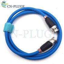 BNC 플러그-BNC 플러그 SDI 피그 테일. 카메라 RF 동축 케이블 Canare LV-61S 75ohm 비디오 신호 전송 라인, 03 blue_12 3m