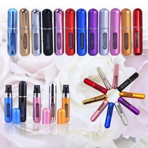 휴대용 화장품 향수펌프 소분 리필공병 케이스, 향수공병(퍼플)