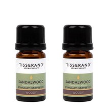 티저랜드 샌달우드 퓨어 에센셜 오일 2ml 2개 Tisserand Sandalwood Ethically Harvested Pure Essential Oil