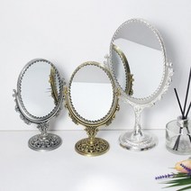 로제 클래식 스탠드 거울, 더썸스탈 골드_중