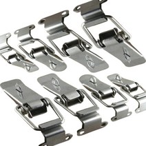 자물쇠 스테인리스 힌지 도어락 직각버클 잠금경첩 체인, 특대