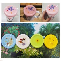 레진 아트 나만의 머그 컵 뚜껑 꾸미기 컵 별도, 그린 선물박스1p, 날아아애들아