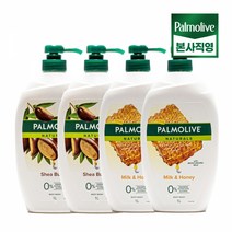 팜올리브 바디워시 밀크앤허니&시어버터 1L 4개입, 4개