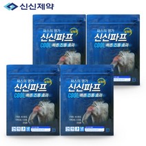 신신제약 신신파프 COOL 파스, 쿨4개+마술매치, 4개, 5매입