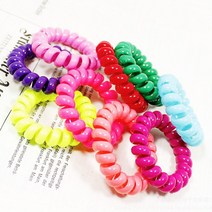 컬러 스프링머리끈 헤어악세사리 머리끈 DD-10146, 단품