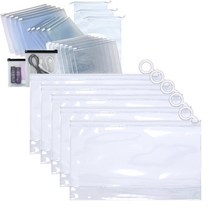 [해피세일] PVC 고주파 스탠드지퍼백-25x12(10장)/슬라이드지퍼백, 선택:(28YK)스탠드-25x12(10장)