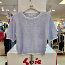 소이 안양점 **여름** 여아 블루 크롭 니트 티 42800원!!! 주니어