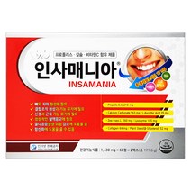인사매니아 프로폴리스 치아칼슘 비타민C, 60정, 2개