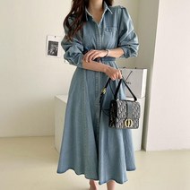 [난닝구]엘라라 데님원피스