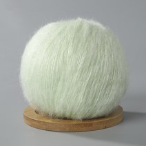 뜨개질을위한 50g 모헤어 실크 울 원사 얇은 앙고라 모헤어 소프트 크로 셰 뜨개질 원사 핸드 니트 스웨터 스카프 목도리 카디건 푹신한 실, 07