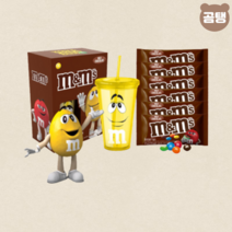 한정판 엠앤엠즈 콜드컵 옐로우컵 (초콜릿 37gX6개) 초콜릿/발렌타인데이/화이트데이/선물