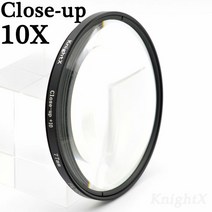카메라렌즈필터 KnightX-52 58 67 mm 매크로 클로즈업 렌즈 필터 펜탁스 소니 EOS DSLR d5200 d3300 d3100 d5100 카메라 렌즈용, 01 Close up 10X, 52mm