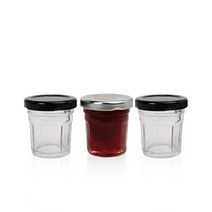 가인글로벌 팔각쨈40ml [1개 골드캡] 미니유리병 잼병, 1개, 40ml
