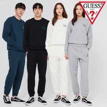 [게스진]MM3K9130 유니 원형로고 조거팬츠