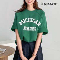 헤레이스 레터링 반팔 맨투맨 CHF22SS352