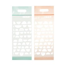 이케아 베코스타 지퍼백 라이트오렌지핑크/블루 20개