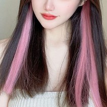 은꽃밴드 C-131 시크릿투톤 붙임머리, 사쿠라핑크, 4개