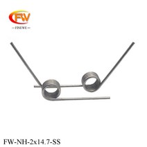 Finetwe-토션 스프링 135 도 2.0mm 와이어 토션 4 코일 튼튼한 도매, [07] 25pcs, [02] Spring Steel