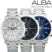 세이코 알바 글로버 트로터 남성 손목시계 by ALBA