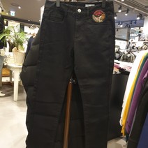 지프 원형 와펜 블랙진