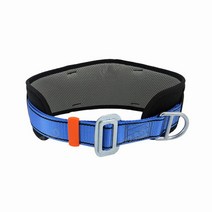 높은 고도 작업에 대 한 단일 교수형 포인트 안전 벨트 하네스 암벽 등반 내리막 안티 떨어지는 허리 지원, 파란