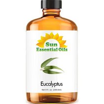 잠잘오는향 숙면 아로마 에센셜오일 Sun Essential Oils 8oz 샌달우드 에센셜 오일 8 온스, 유칼립투스