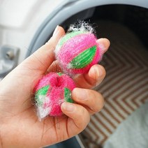 통돌이 드럼 세탁기 먼지제거 콩알 세탁볼 6P 고양이털 강아지털 양모볼 옷먼지 건조기먼지, 6p 1세트, 세탁볼 6p 1세트