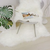 오너클랜 인조 양털러그 장모 카페트 퍼러그 물결 60x90cm