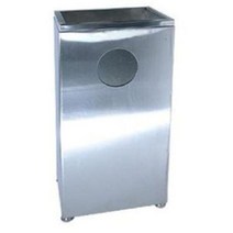 사각모래휴지통 가로350 세로250 높이 680mm 재떨이함, 단품