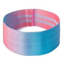 힙밴드 스쿼트밴드 루프 힙업 운동 라텍스 밴드 Fitness Resistance Band Squat Leg Bands Anti-slip Hip Ring Rubber Elastic, [03] L-42x8cm, [01] Gradient blue powder