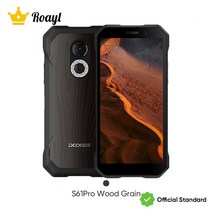 핸드폰 싸게 사는 법 doogee s61 러기드 폰 s61 pro 6 0 hd dotdisplay 20mp 야간 투시경 카메라 5180mah 배터리 helio g35 octa, 공식 표준, s61pro 나뭇결, s61pro 나뭇결