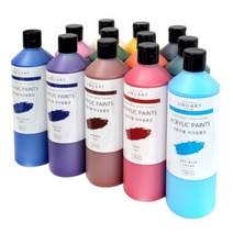 아크릴물감 대용량 전문가용 100ML/500ML, 골드(펄), 500ML