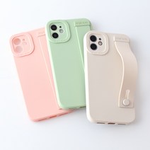 [당일출고] 파스텔 스트랩 풀커버 아이폰케이스 폰케이스