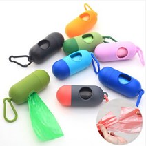 봉지디스펜서 리필봉투 휴대용 차량용 배변봉투 비닐봉지 쓰레기봉투, 리필봉투8개입120매(색상랜덤)