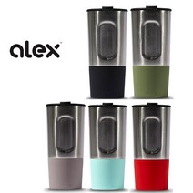 알렉스 보온보냉 텀블러 20온스(591ml) 실버, 틸